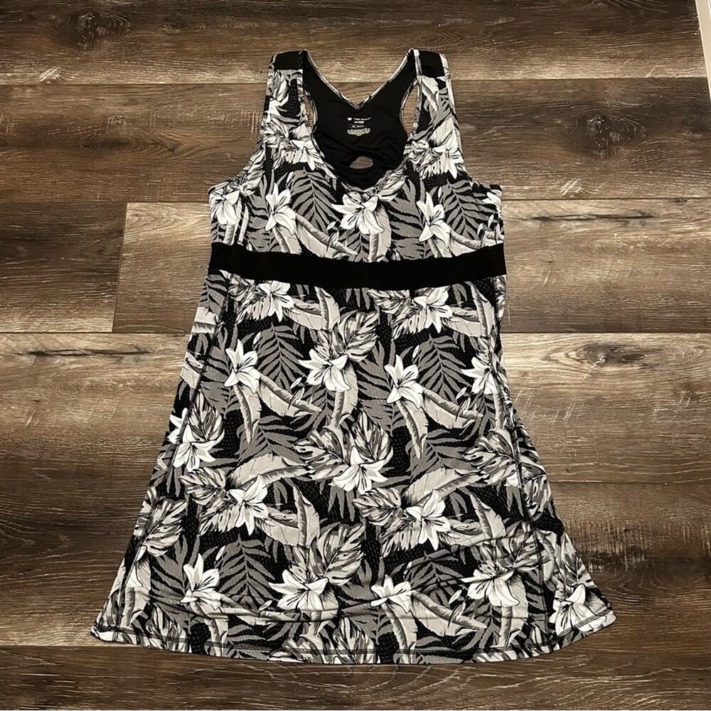 Tek Gear Women’s Athletic Dress Size 2X Black/Gray Built-in Bra Casual Stretchy - Picture 4 of 10